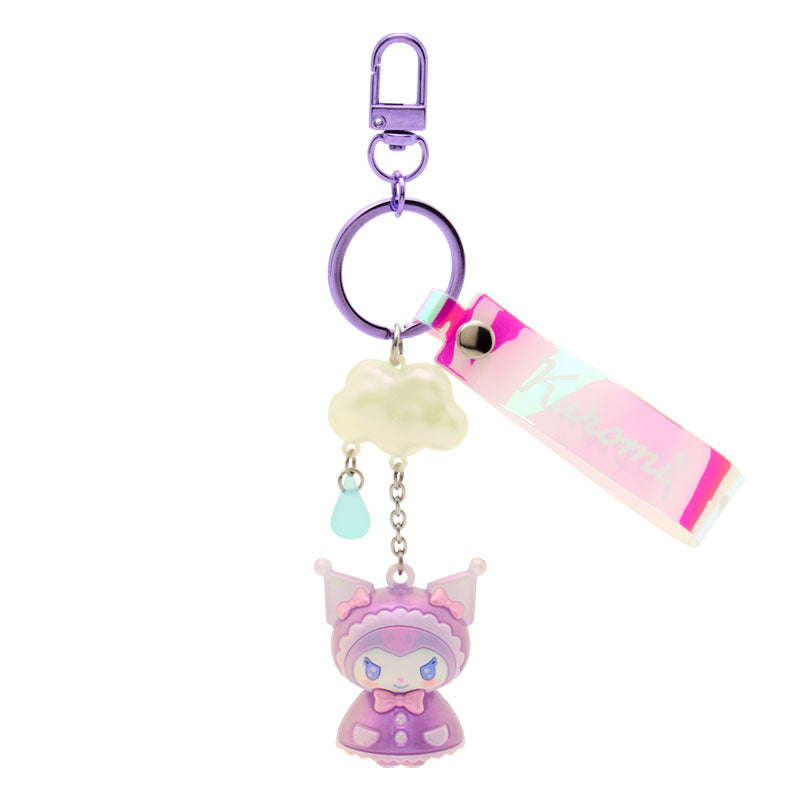 [KUROMI] "Sanrio Sweet Rain" Strap Keychain