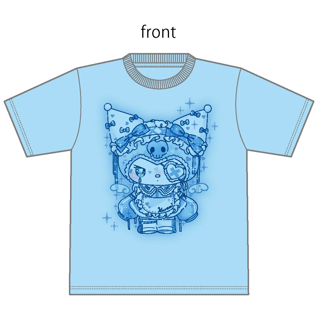 [KUROMI / LIGHT BLUE] "My Melody & Kuromi x DOLLY MIX" Over Size T-shirt