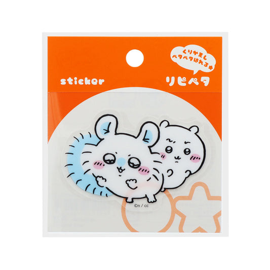 [CHIIKAWA / MOMONGA] "Chiikawa Ripipeta Peel & Stick" Die-cut Sticker