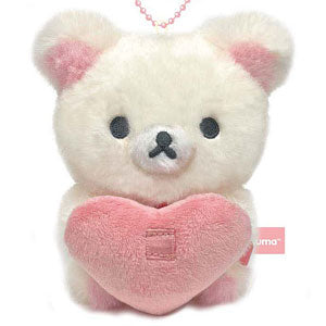 [KORILAKKUMA] "Rilakkuma Hug" Can Badge Plush Keychain