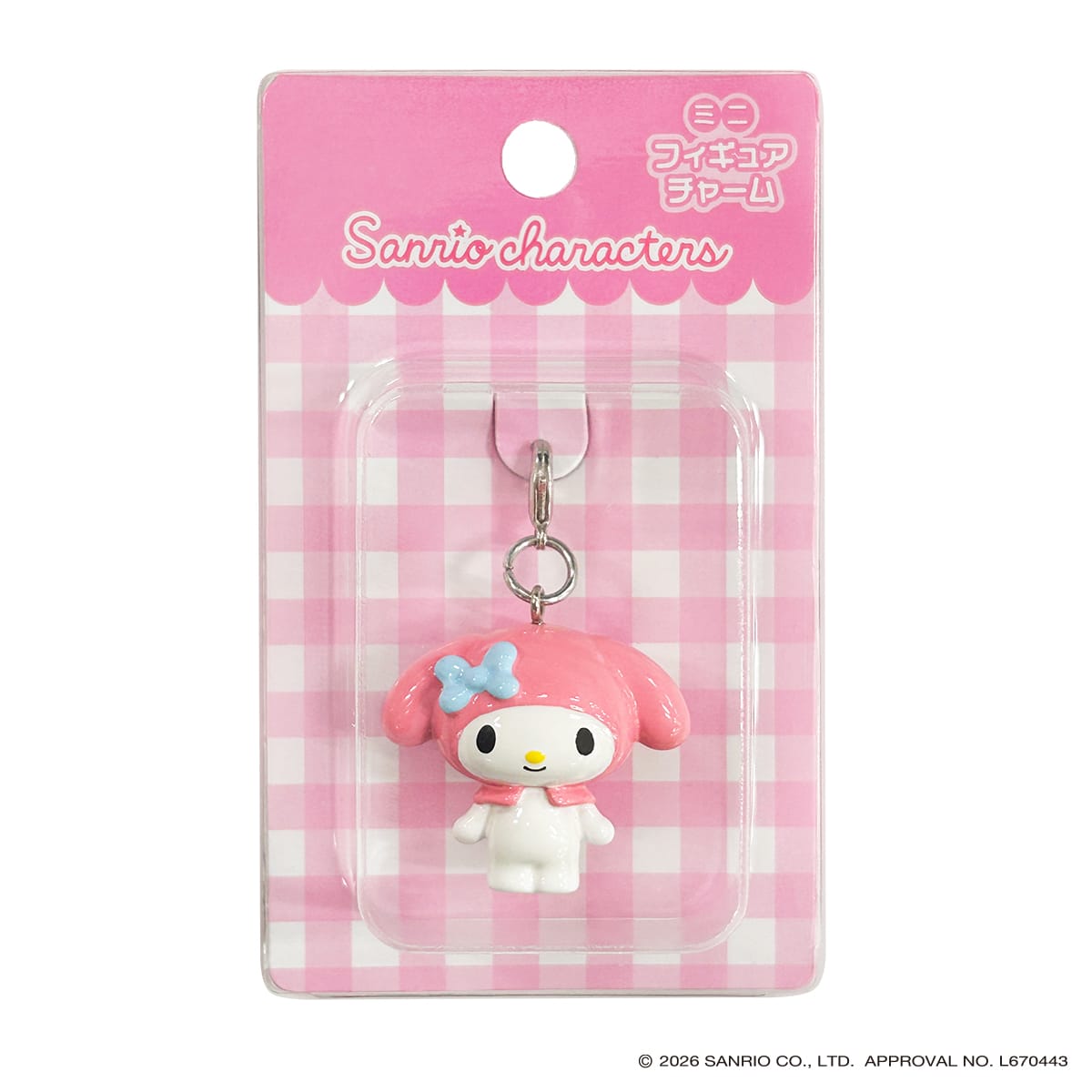 [MY MELODY] "Sanrio Mini Figure" Charm