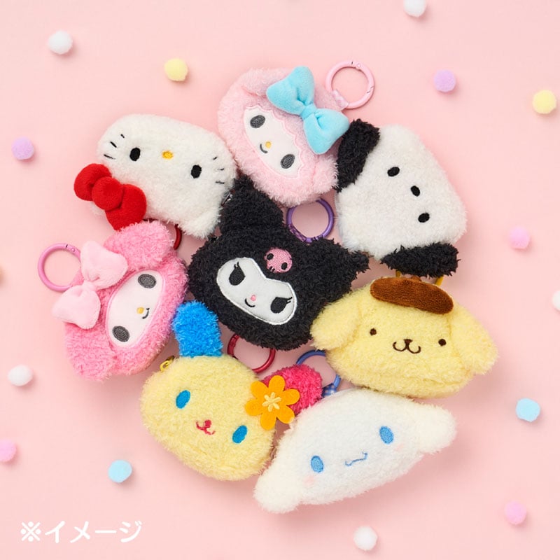 [MY MELODY] "Sanrio" Face Shaped Mini Pouch