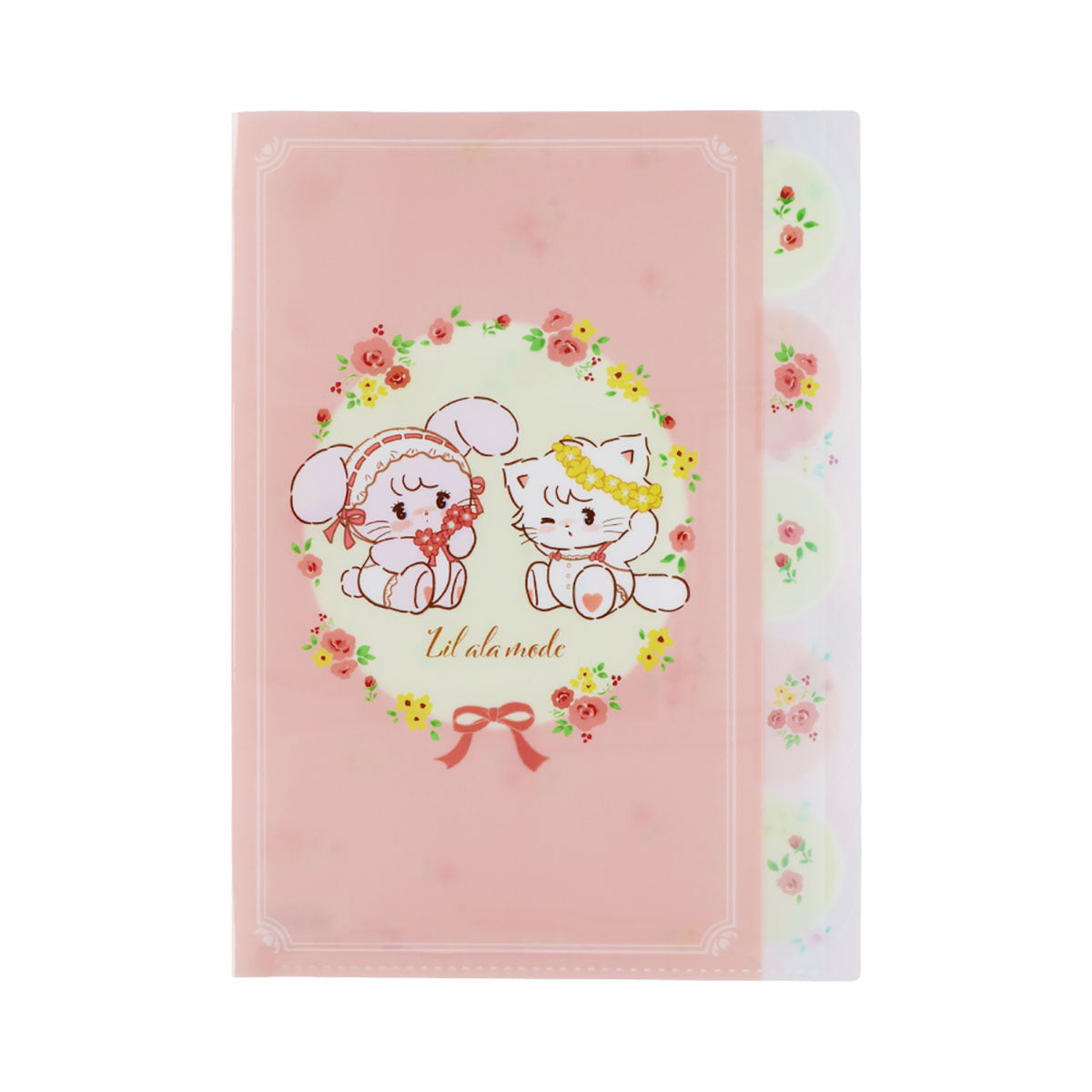 [PINK] "Mikko Illustrations" 5 Pocket File Folder
