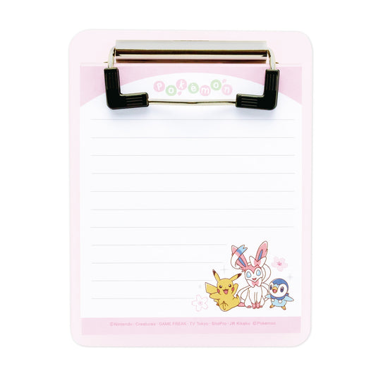[WHITE] "Pokemon Sakura" Mini Clipboard & Memo