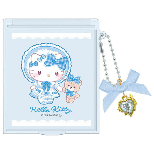 [BLUE] "Hello Kitty Lolita" Mirror with Ribbon