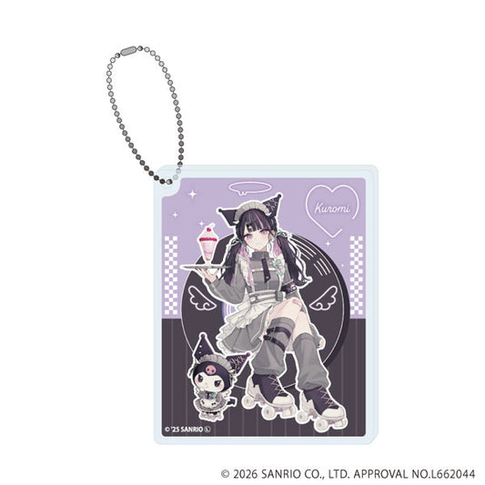[KUROMI] "Akakura x Sanrio Diner Waitress" Acrylic Block Keychain