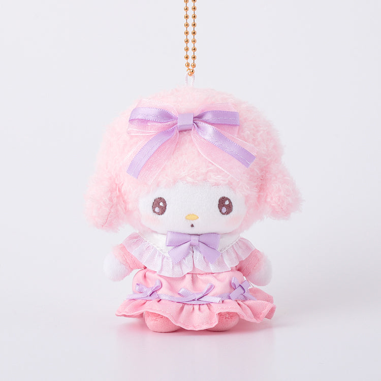 [MY SWEET PIANO] "Sanrio Dressed Up Two Colors Coordinated Munyugurumi" Plush Keychain
