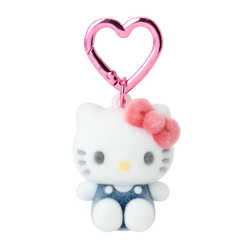 [HELLO KITTY] "Sanrio Mini Shop" Flocky Keychain
