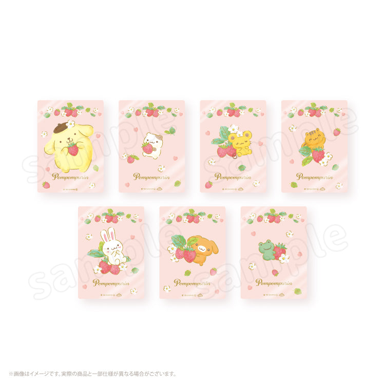 "Pompompurin Strawberry Friends Clear Card" Blind