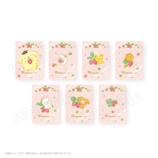 "Pompompurin Strawberry Friends Clear Card" Blind