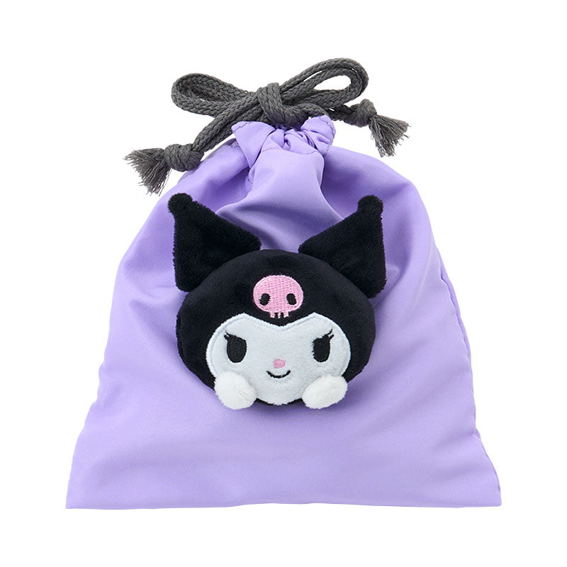 [KUROMI] "Sanrio" Drawstring Bag with Mascot