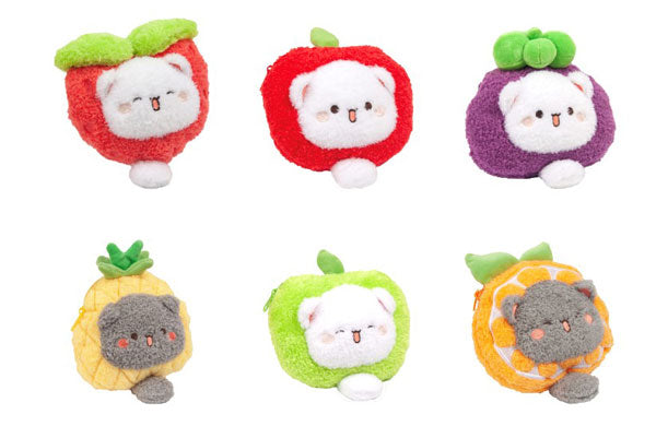 "Dodowo Peach Cat Peachy Meow Fluffball Plush" Blind Box