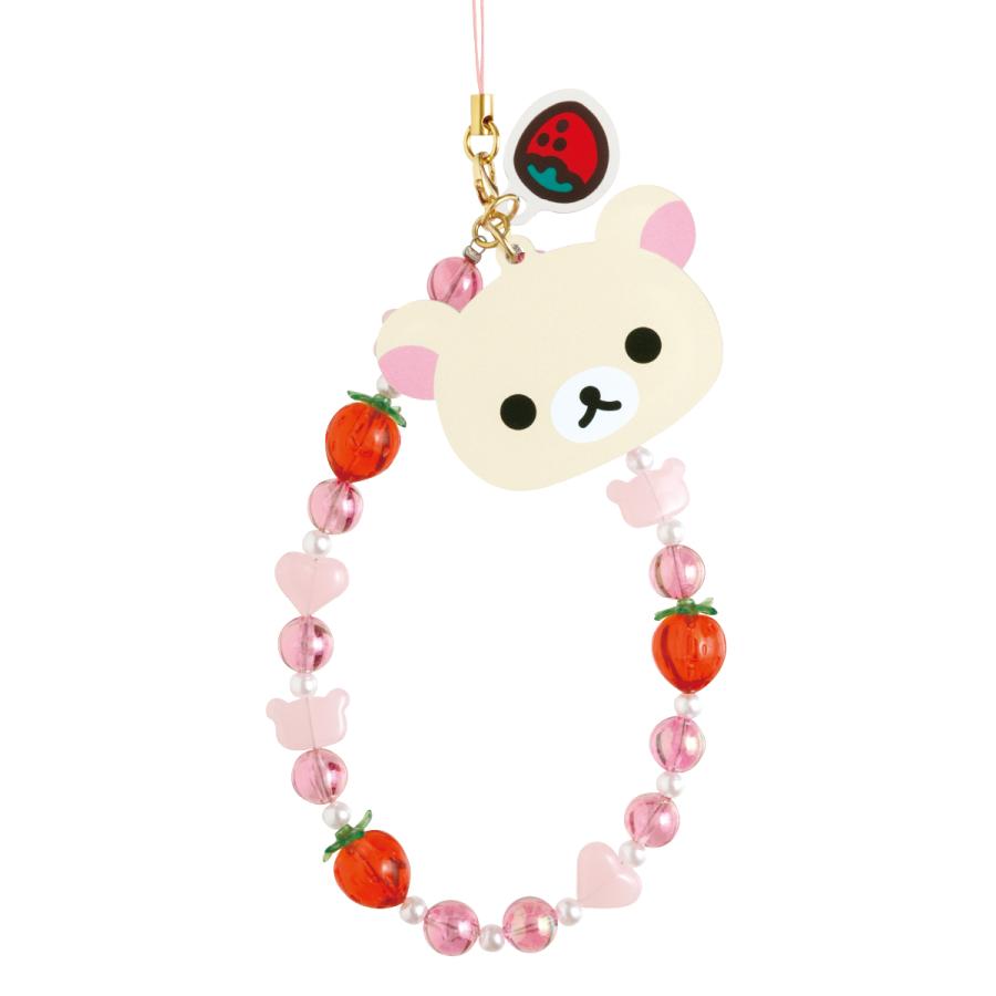 "Korilakkuma Zurazura" Beaded Strap with Mirror