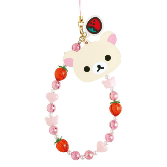 "Korilakkuma Zurazura" Beaded Strap with Mirror