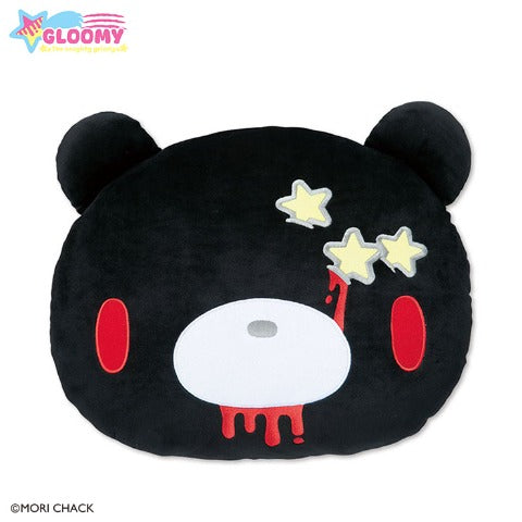 [BLACK] AVAIL "GLOOMY The Naughty Grizzly" Die-cut Cushion
