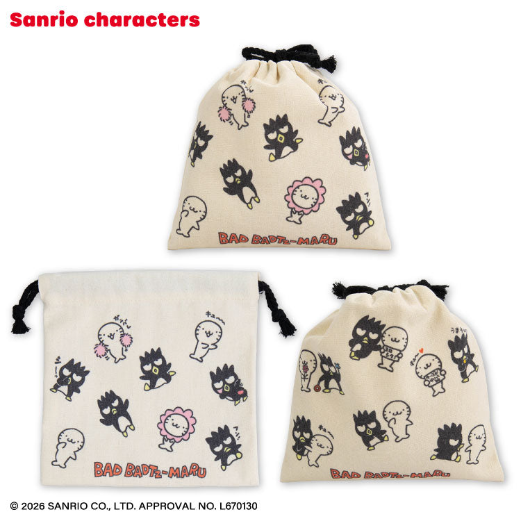 [BADTZ MARU] "THANKYOUMART x Sanrio Retro" Drawstring Bag