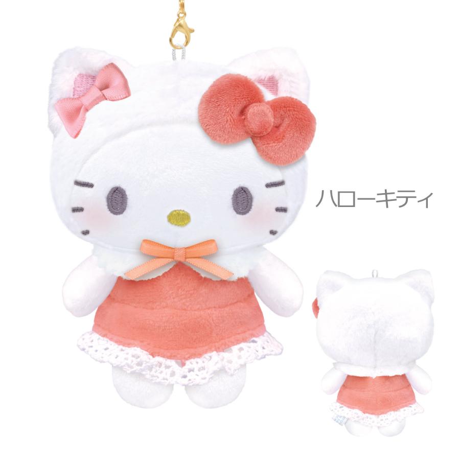 [HELLO KITTY] "Sanrio White Cat Baby" Plush Keychain