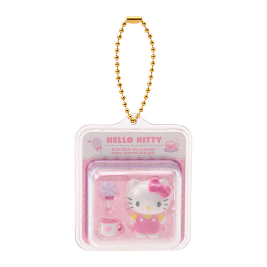 [HELLO KITTY / REGULAR PINK] "Sanrio Miniature Toy Package" Keychain