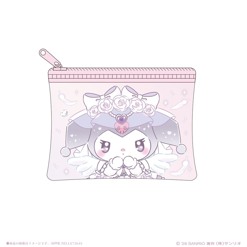 [KUROMI] "Sanrio x LAFARY Tokimeki Senshi Lumina" Mini Clear Pouch