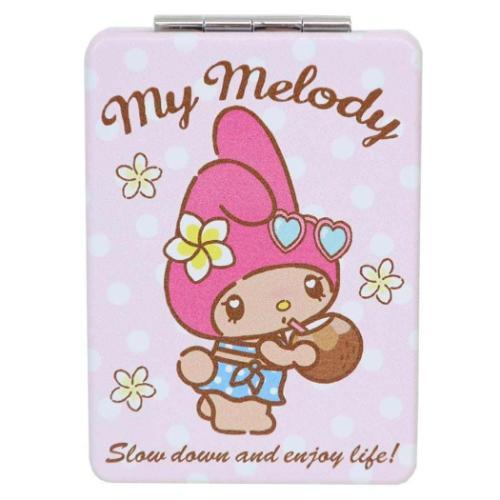 [MY MELODY] "Sanrio Tropical Gal" Folding Mirror