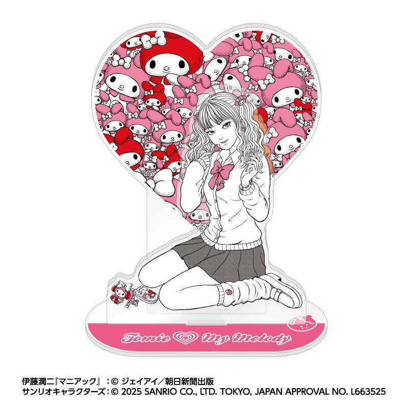 [MY MELODY] "Junji Ito & Sanrio Characters Gal Tomie" Acrylic Stand