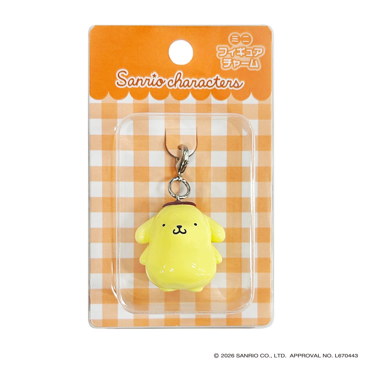 [POMPOMPURIN] "Sanrio Mini Figure" Charm
