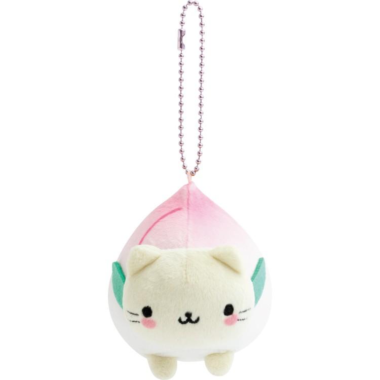 [MOMO NYANKOMAN] "San-X Universe Always Together" Plush Keychain