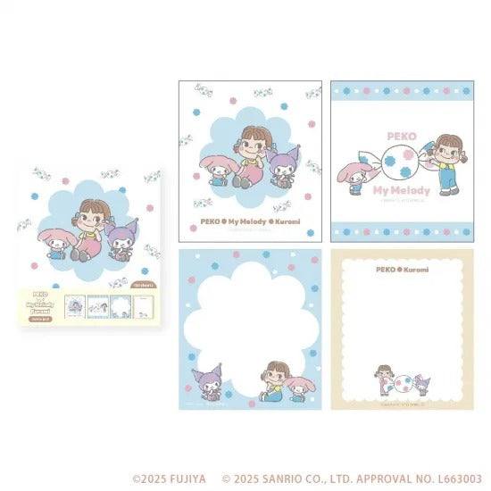 [BLUE] "PEKO x Sanrio" Memo Pad