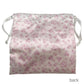 "My Melody White Strawberry Tea Time" Flat Drawstring Bag