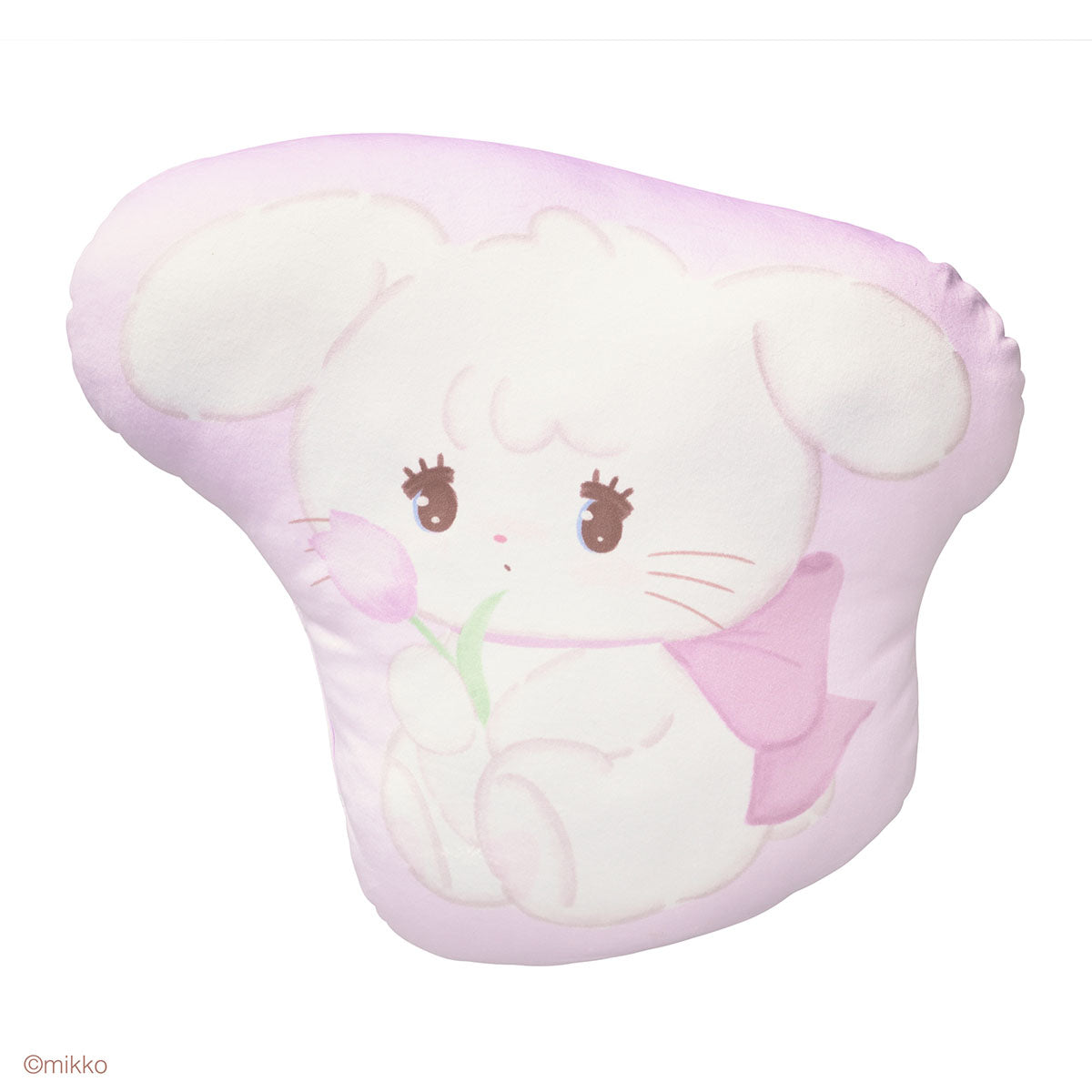 [CAMMY] "Mikko Illustrations Playing In a Flower Field" Die-cut Cushion