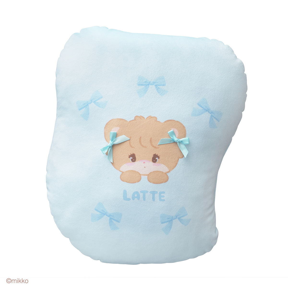[LATTE] "Mikko Illustrations Playing In a Flower Field" Die-cut Cushion