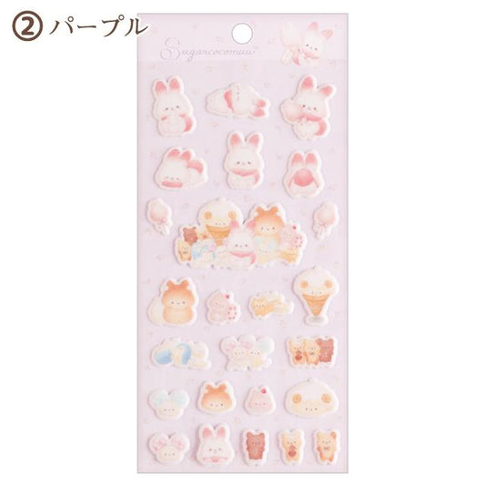 [SWEETS] "Sugarcocomuu's Holiday" Flocky Sticker Sheet