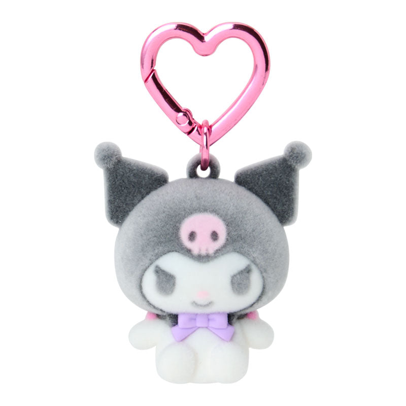 [KUROMI] "Sanrio Mini Shop" Flocky Keychain