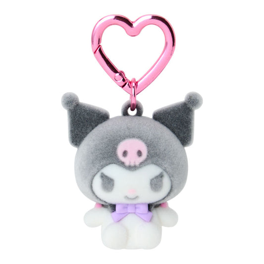 [KUROMI] "Sanrio Mini Shop" Flocky Keychain