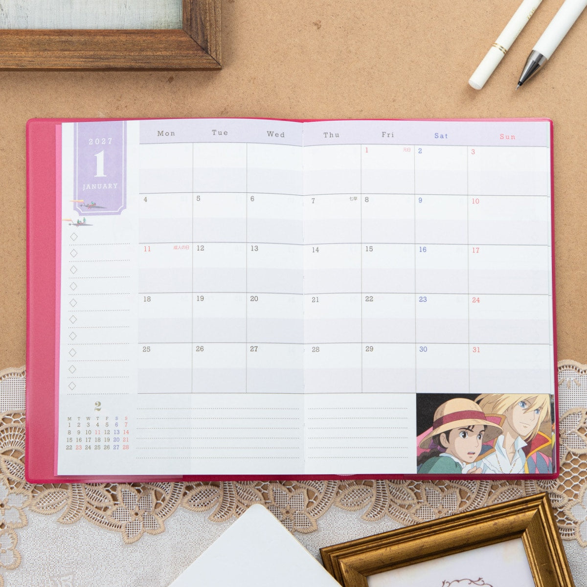[HOWL'S MOVING CASTLE] "Studio Ghibli" 2027 Planner