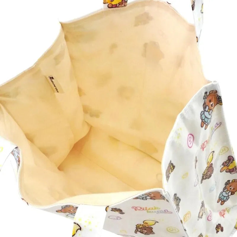 LIMITED "Rilakkuma Makumaku Miracle Wonderland" Square Tote Bag