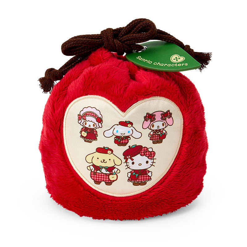 "Sanrio Autumn Apple" Drawstring Bag