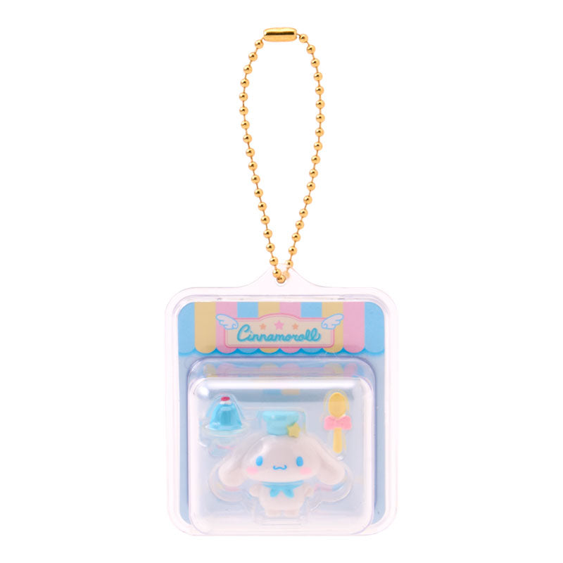 [CINNAMOROLL / SHOPKEEPER] "Sanrio Miniature Toy Package" Keychain