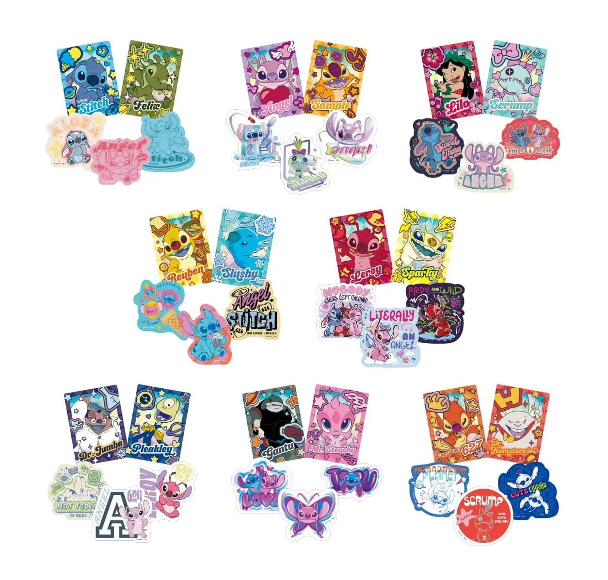 KUJI TICKET: "Stitch Colorful Kawaii"