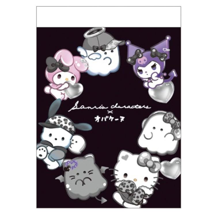 [BLACK] "Sanrio X Obakenu" Mini Memo