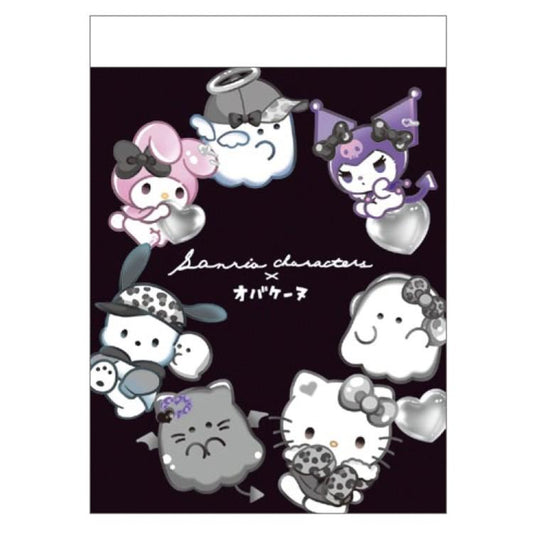 [BLACK] "Sanrio X Obakenu" Mini Memo