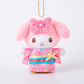 [MY MELODY] "Sanrio Japanese Heart Romance" Plush Keychain