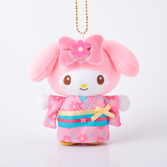 [MY MELODY] "Sanrio Japanese Heart Romance" Plush Keychain