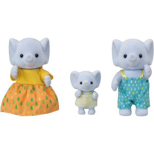 [ELEPHANT FAMILY] Sylvanian Families" Figure Set
