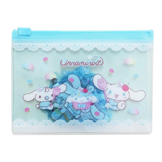[CINNAMOROLL] "Sanrio Fancy Snacks" Flat Pouch