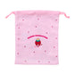 "Sanrio Become Strawberry King" Drawstring Bag