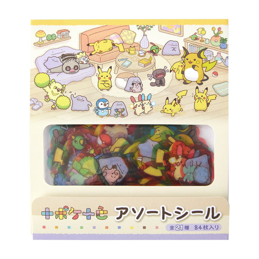 "Pokemon Ten Poke Ten Colors" Sticker Flakes
