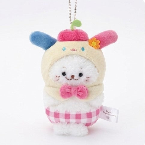 [USAHANA] "Sirotan x Sanrio Exciting Fruit Fair" Plush Keychain