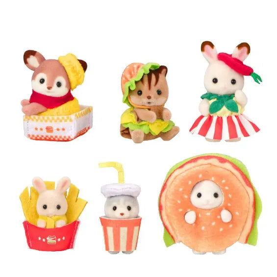 "Sylvanian Families Dokidoki Baby Hamburger Shop" Blind