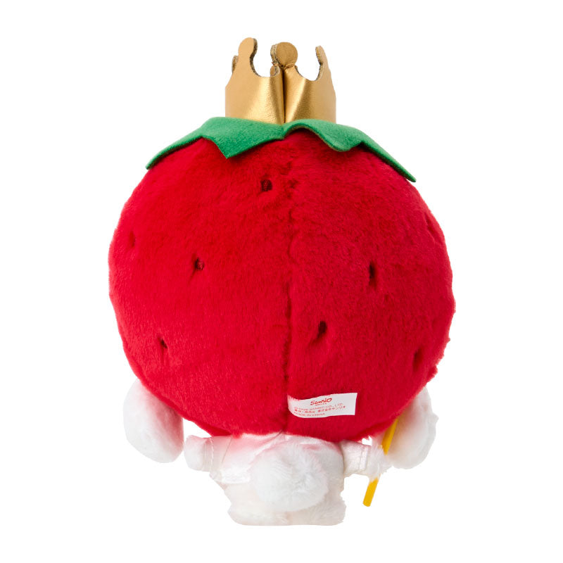[CINNAMOROLL] "Sanrio Become Strawberry King" Plush Keychain